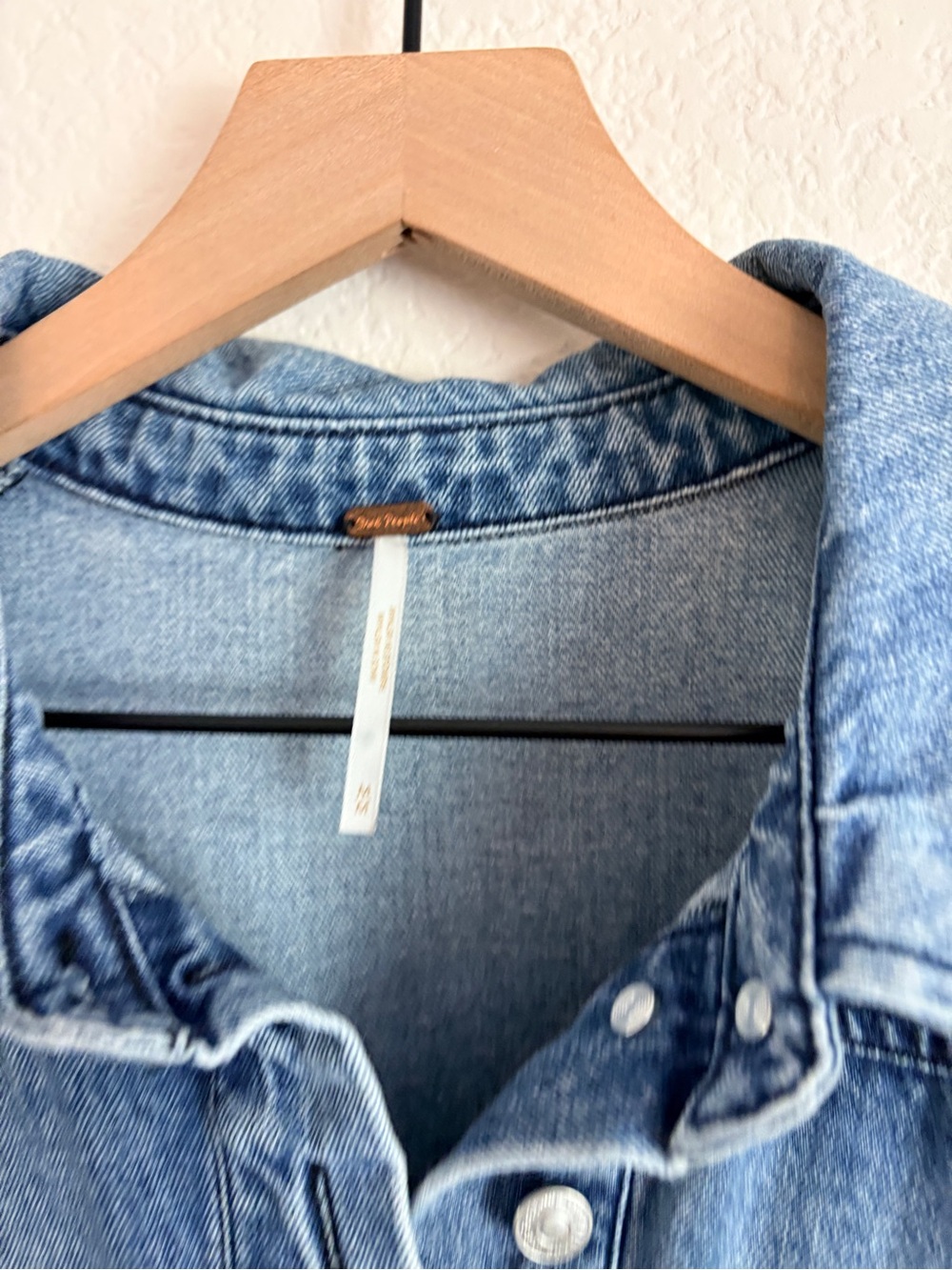 Free People Remino Denim Mini Dress - Picture 8 of 12